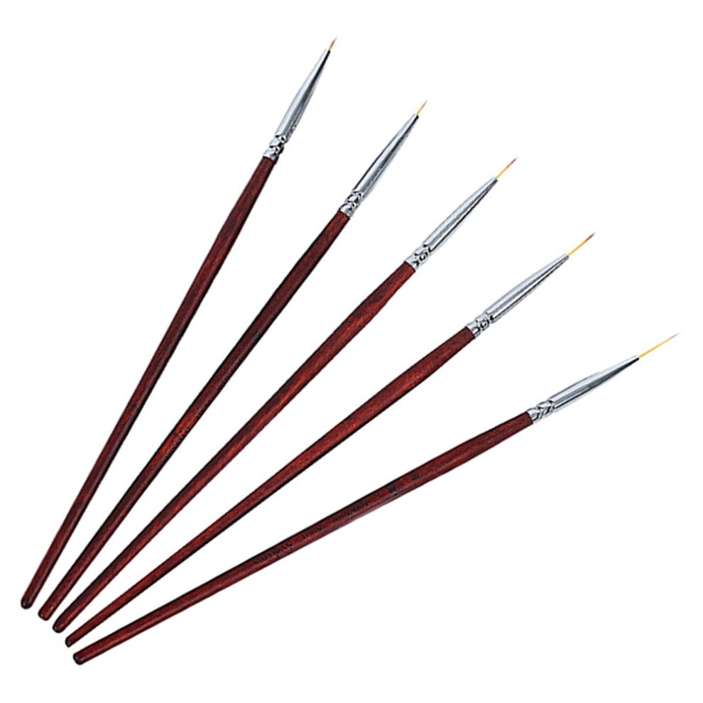Nails Supplies, Soft Nylon Bristles for Regular Polish or Gel, Nail Art Tips Builder Brush for Salon Professionals and DIY Enthusiasts