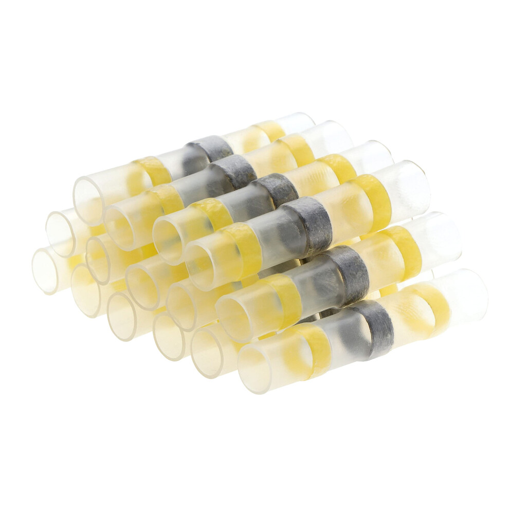 10/50Pcs Solder Seal Wire Connectors Waterproof Heat Shrink Butt Connectors For Automotive Marine 9189345231766