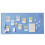Tear Resistant Felt Bulletin Boardwall Display System-LSB 40 60 1