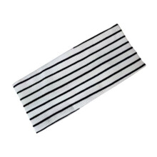 Trendy Stretchy Hairband For Sports Gym Running-White flat