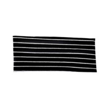 Adjustable Elastic Hairband For Sweat Absorbing Hair-Black flat