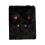 Embroidered Design Plastic Inserts Plusher Photo Album-black 1
