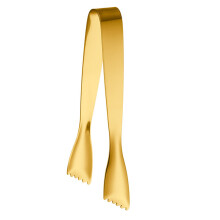 Practical Stainless Steel Tongs Ergonomic Grip Ice Cubes-Gold