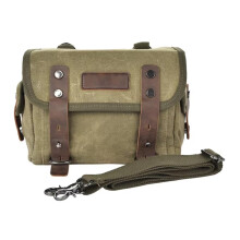 Motorcycle Saddle Bags Large Capacity Waterproof Tail Duffel Bag with Shoulder Strap Universal Green