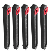 5St Handige Plastic Scorekeeper Zwart Voor Voetbaltafel Spelletjes