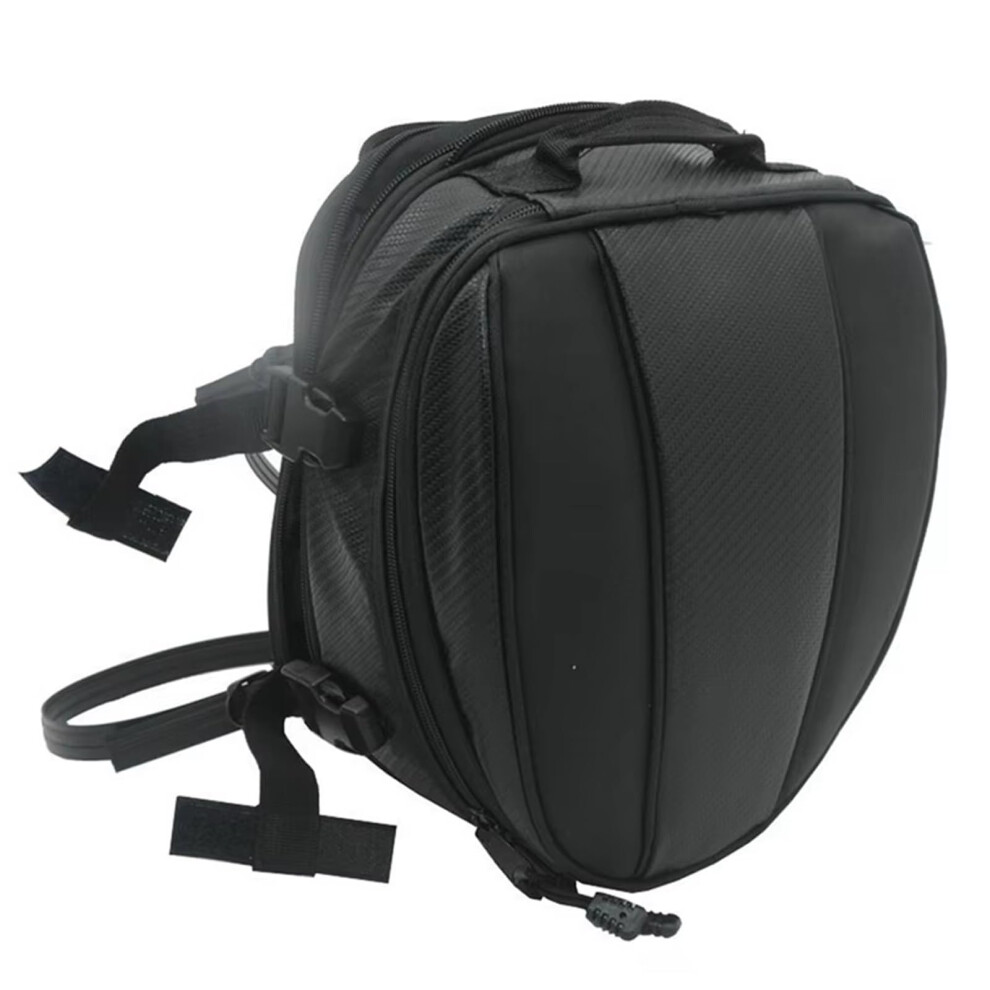 Motorcycle Tail Bag Oxford Cloth Waterproof Expandable Rear Seat Luggage With Rain Cover 9426802467017