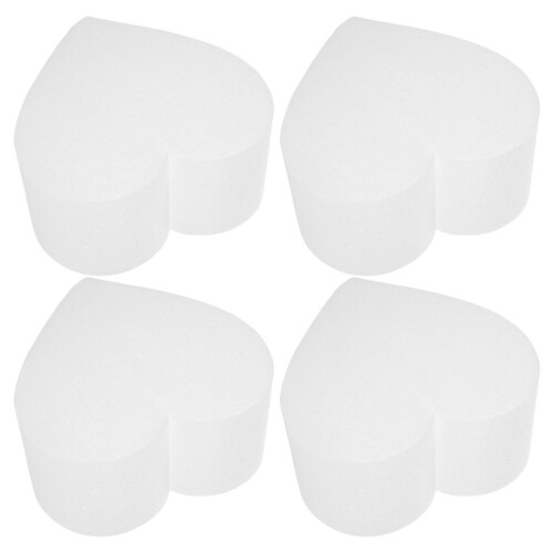 4Pz Supporti Torta in Schiuma Bianco Per Decorazione E Eventi