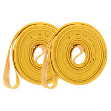 2Szt Żółty Ochraniacz PVC Opony Rowerowe Liner Do Kół