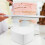 4Pz Supporti Torta in Schiuma Bianco Per Decorazione E Eventi 4