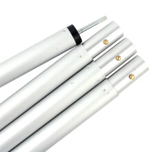 Tent Poles 32mm Diameter Aluminum Alloy 4Section Canopy Pole 1Piece For Awning Door Frame