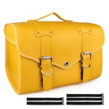 Motorcycle Saddle Bag and Waterproof Motorbike Tank Bag with Large Capacity Rear Seat Storage Yellow for Ducati