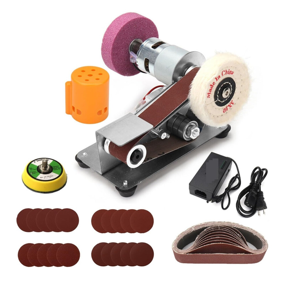 Mini Belt Grinder Sander Portable Compact Grinder For Sharpening And Polishing Edges Diy Projects Metalworking Home Use 9189345234217