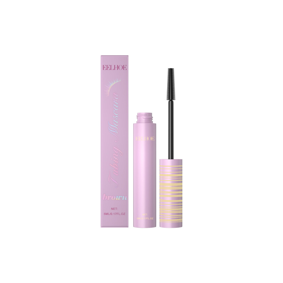 Brown (5Ml) Eelhoe Slimming Curling Mascara, Daily Natural And Long-Lasting Mascara That Is Not Easy To Smudge