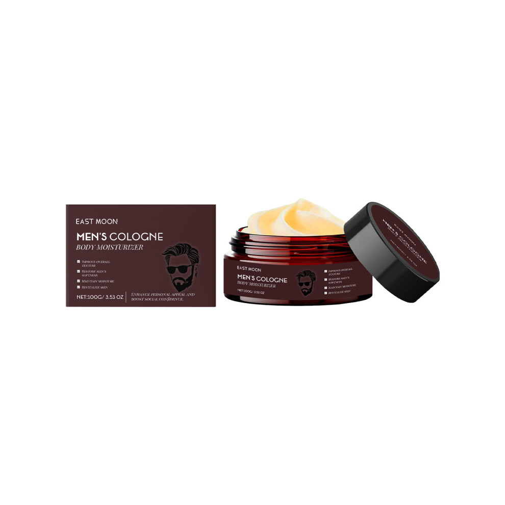 Cream (100G) East Moon Men's Charming Moisturizing Body Leaves Skin Fragrant, Hydrating, Refreshing And Non-Greasy