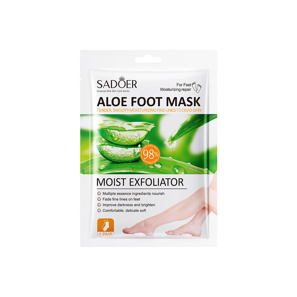 (Aloe foot mask 35g/pair) Hand mask and foot mask sheet SADOER moisturizing foot mask skin care products