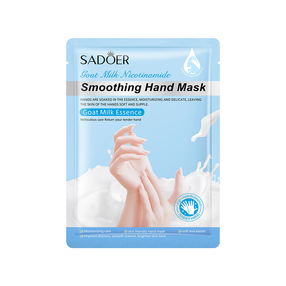 (Goat Milk Hand Mask 35g/pair) Hand mask and foot mask sheet SADOER moisturizing foot mask skin care products