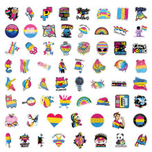 60pcs Cute Stickers, Self-Adhesive Scrapbook Stickers Waterproof PVC Stickers, Pre-Cut Scrapbook Stickers for Adults & Children, DIY Decoration Stic