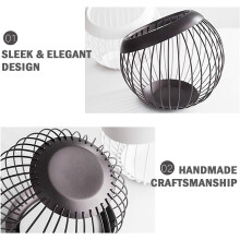 Organizador de Cápsulas de Café com Base Metálica Impermeável para Armazenamento de Cápsulas de Café Expresso, Design que Economiza Espaço