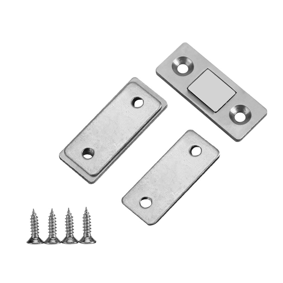 Cabinet Door Guardians, Ultra Thin Magnetic Door Catch Ensures Seamless Closure, Durable Metal Construction Resists Rust Wear For Kitchen Closet 9340258739927