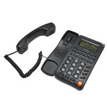 Wired Corded Phone with Big Buttons for Elderly, Household Black