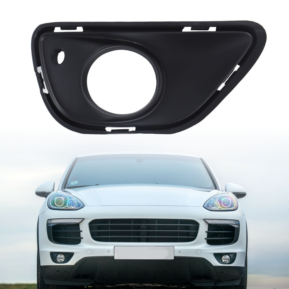 Shockproof Fog Frame Bezel Cover For Cayenne 958 2015-2018 Black/Light 4031369767880
