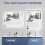 700x500mm Anti-fog White LED Bathroom Mirror 4