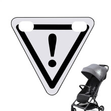 Reflective Triangle Sign Magnetic Reflective Board Visibility Cycling Safety Reflector Nighttime Outdoor Magnet
