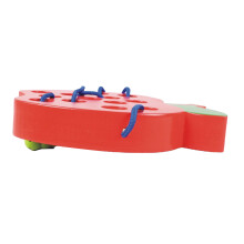 Gioco di Legno a Formine di Vermi che Mangiano Frutta, Gioco Montessori da Viaggio per Bambini