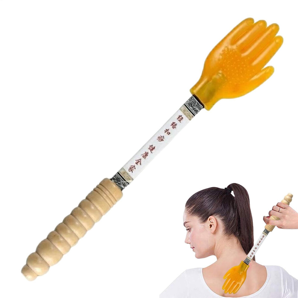 Guasha Massage Tool with Ergonomic Arc Grip, Full Body Meridian Massager for Back and Neck Relief