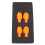 4Pcs Silicone Silent Drumstick Tips Mute Mallets Orange Instrument Accessory 9