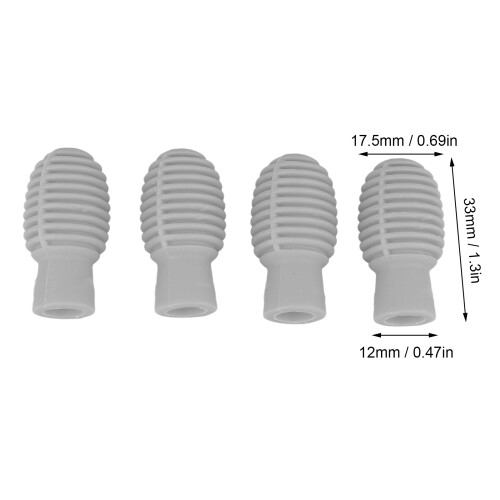 4 Pz Mute per Bacchetta, Silicone Dampener per Pratica Silenziosa 1