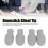 Grau Silikon Drumstick Silent Tips – 4 Stück Set für leise Percussion 8