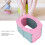 Foldable Pink Potty Training Seat for Travel, Multi Purpose, ABS Material 6