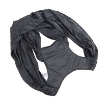 Infant Cotton Baby Wrap Carrier Hands Free Adjustable Dark Gray Large