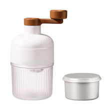 Manual Ice Crusher Snow Cone Maker with Easy Hand Crank, Non Slip Base for Home and Camping