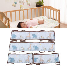 Breathable Crash-Proof Crib Bumper Pad for Boys & Girls, Soft Wrap Protector