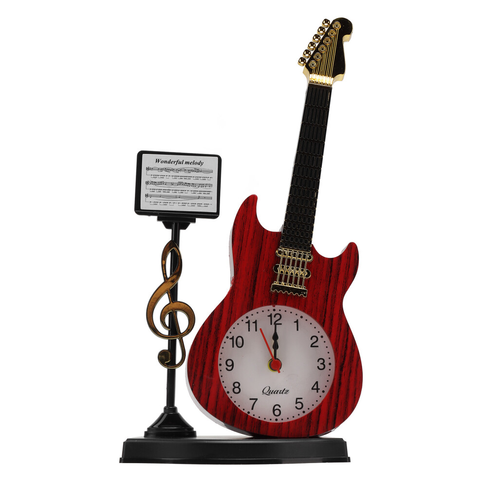 Creative Alarm Clock, Exquisite Gift For Children, Vintage Style Clock With Accurate Timekeeping, Beautiful Practical Musical Instrument Decor, Unique