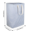 Collapsible Laundry Basket, Recycled Polyester Large Capacity Foldable Design Freestanding Clothes Hamper, Portable Laundry Storage Solution for Unive 3