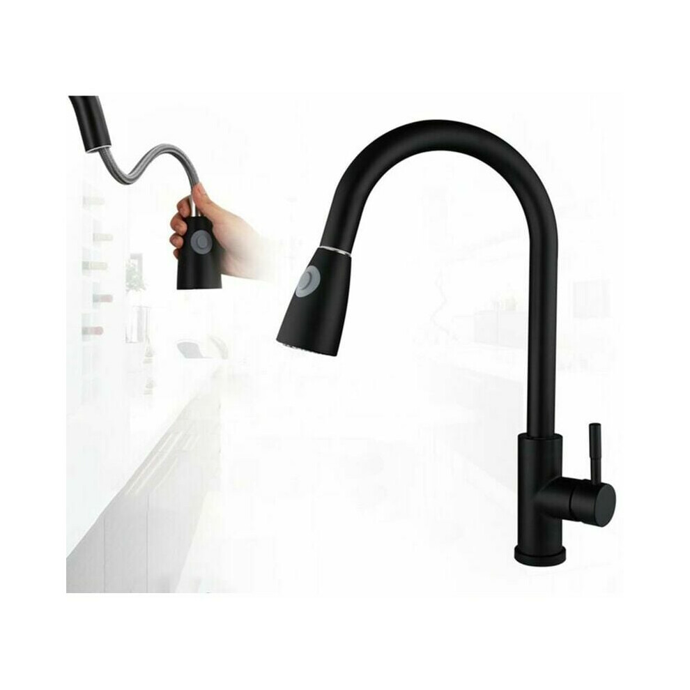 Elegant Design Stainless Steel Kitchen Faucet With Hot And Cold Water Intake, Pull Out Sprayer For Enhanced Cleaning Capabilities (Touchless Faucets) 9148971525366