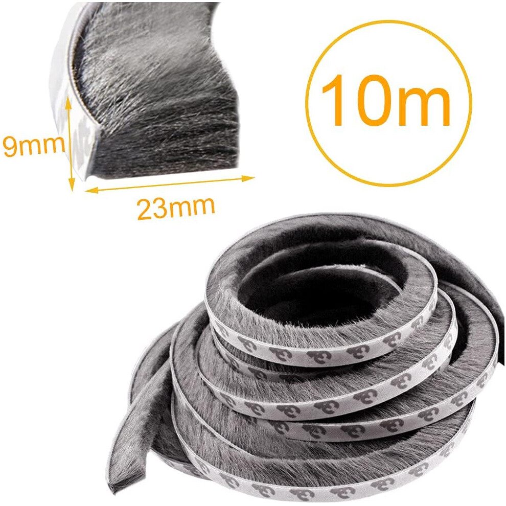 Robust Weatherstrip Seal, Flexible Adhesion Self-Adhesive Weatherstrip For Windows Doors, Cold Air Barrier Ensuring Energy Efficiency, Soundproofing 9128293489188