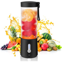 Portable Blender for Ice Crushing, Stainless Steel Blades Rechargeable Mini Blender for Self Cleaning