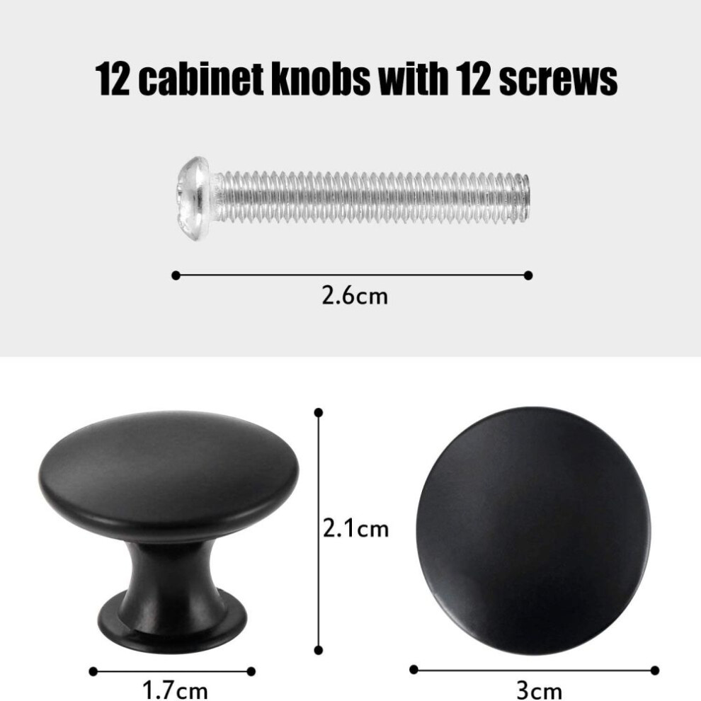 Elegant Kitchen Cabinet Hardware, Stylish Round Drawer Knobs For Your Home Upgrade, Robust And Durable Zinc Alloy Dresser Drawer Knobs, True 9128293489416