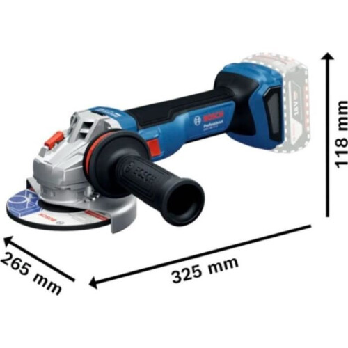 Bosch Bosch Pro 125mm 18V GWS 18V-11 S – Solo Karton - Meuleuse à démarrage progressif 1