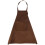 Plain Apron Front Pocket for Butchers Chefs Kitchen Cooking  Baking Waiter - Brown 1