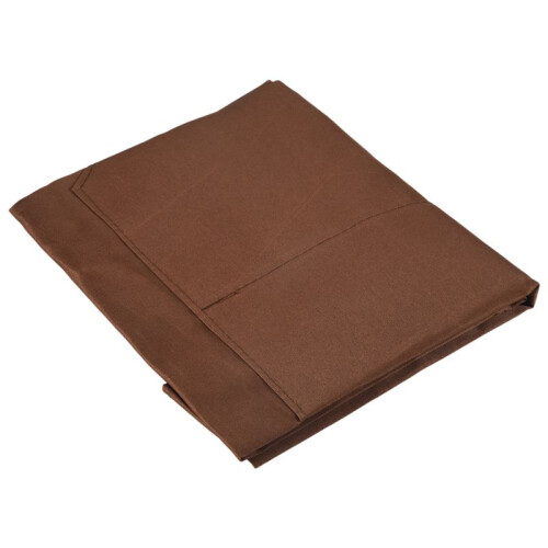 Plain Apron Front Pocket for Butchers Chefs Kitchen Cooking  Baking Waiter - Brown 1