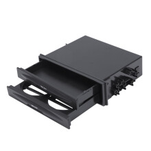 Universal Car Dash Trim Double Din Radio Pocket Kit DryckkoppshåLlare FöRvaringslåDa