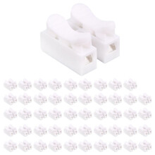 50Pcs Conector Rápido Del Cable Del Conector Del Cable Del Conector Del Cable de La Primavera Ch2 Para La Luz de Tira Del Led