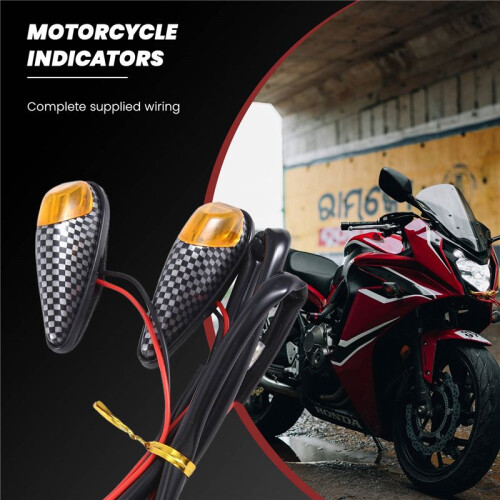 2 x Motorcycle Indicators High Power LED  Indicator Flashing Signal Light 2