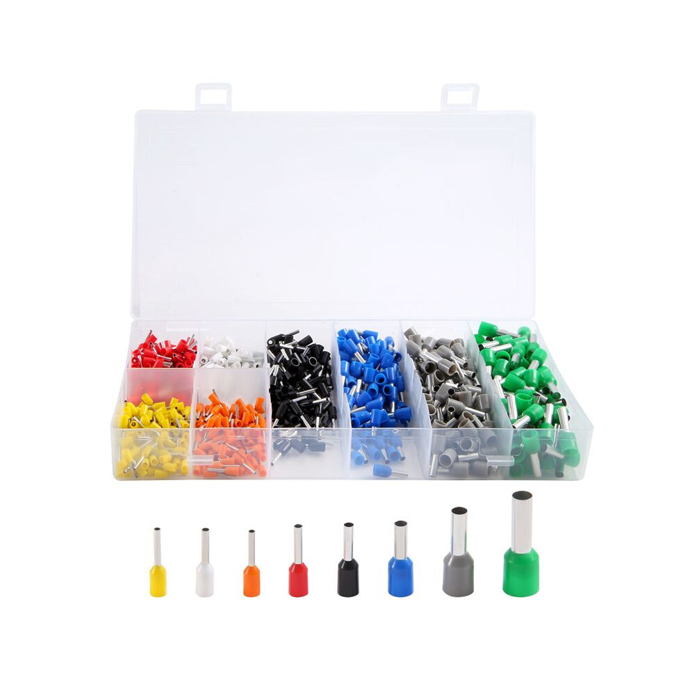 Photos - Other Electrical Equipment 800 PCS Ferrules kit, Wire Ferrules Crimp Connector, Insulated Cord Pin End Terminal AWG 22-10 Kit ,Great Assortment Ferrule