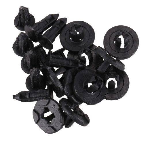 10 x Plastic Fastener Clip 8mm For 1